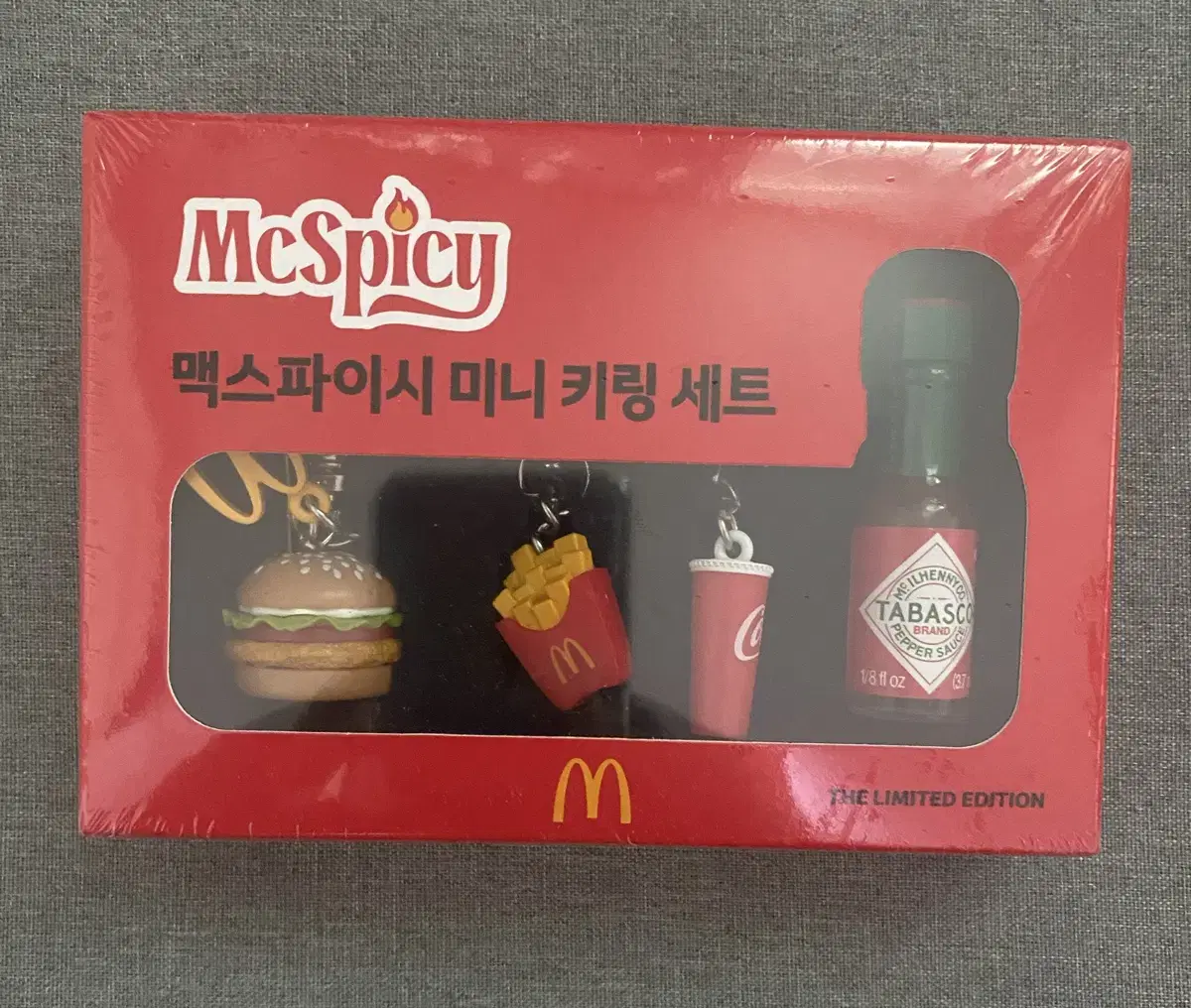 맥도날드 맥스파이시 미니 키링 세트 판매합니다