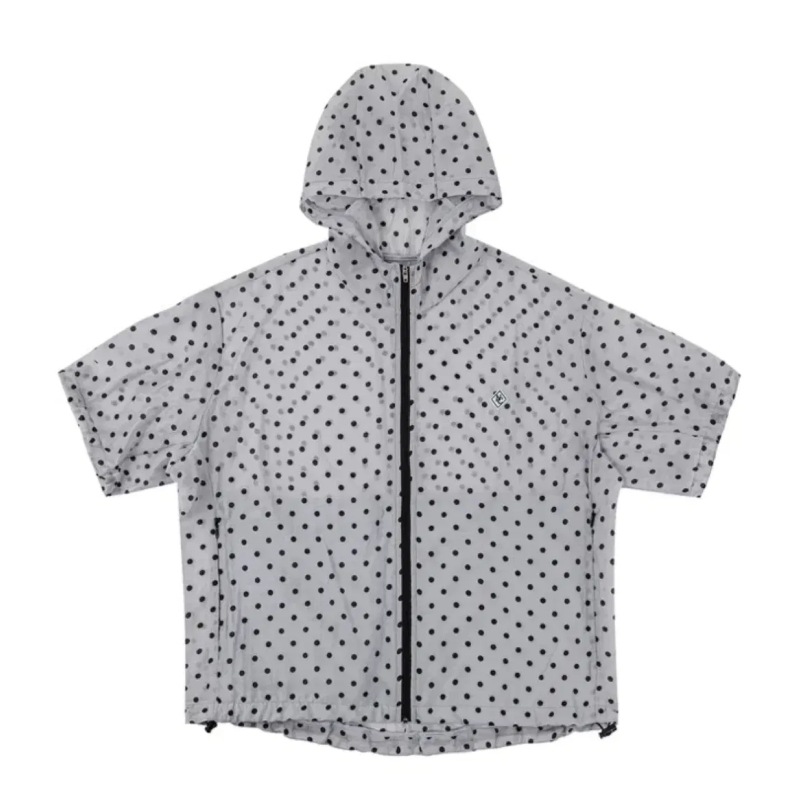 가격내림)Dot Half Hooded Jumper _ Light Gra