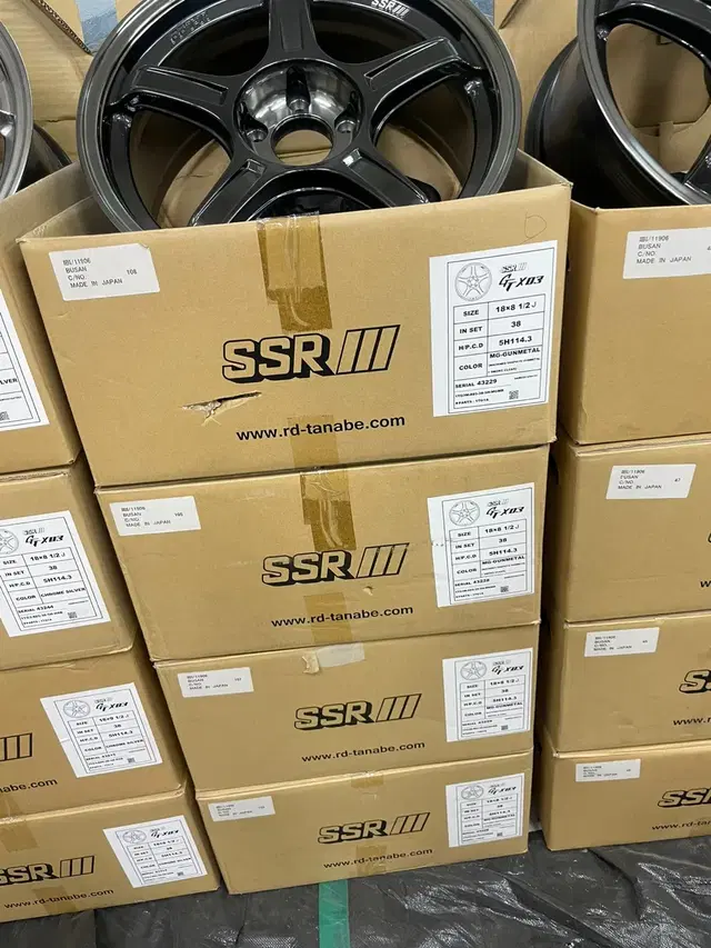 SSR GTX03 정품 18인치 8.5+38 동일