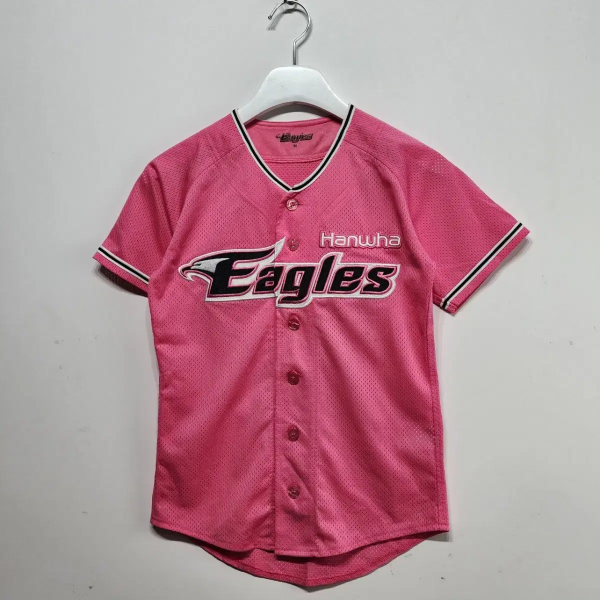 한화이글스 Hanwha Eagles 강경학 마킹 핑크 야구 유니폼 2XS