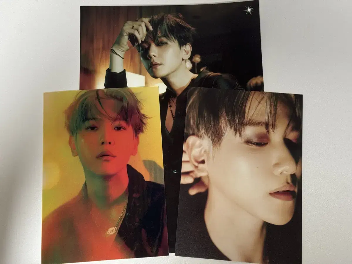 (EXIST) baekhyun postcard lenticular poster