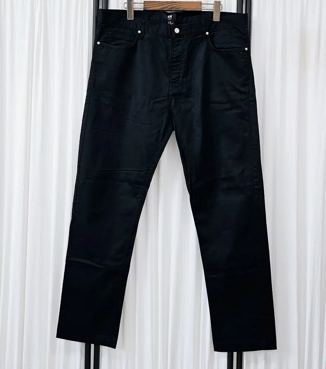 H&M Black denim jeans Black jin big size jeans