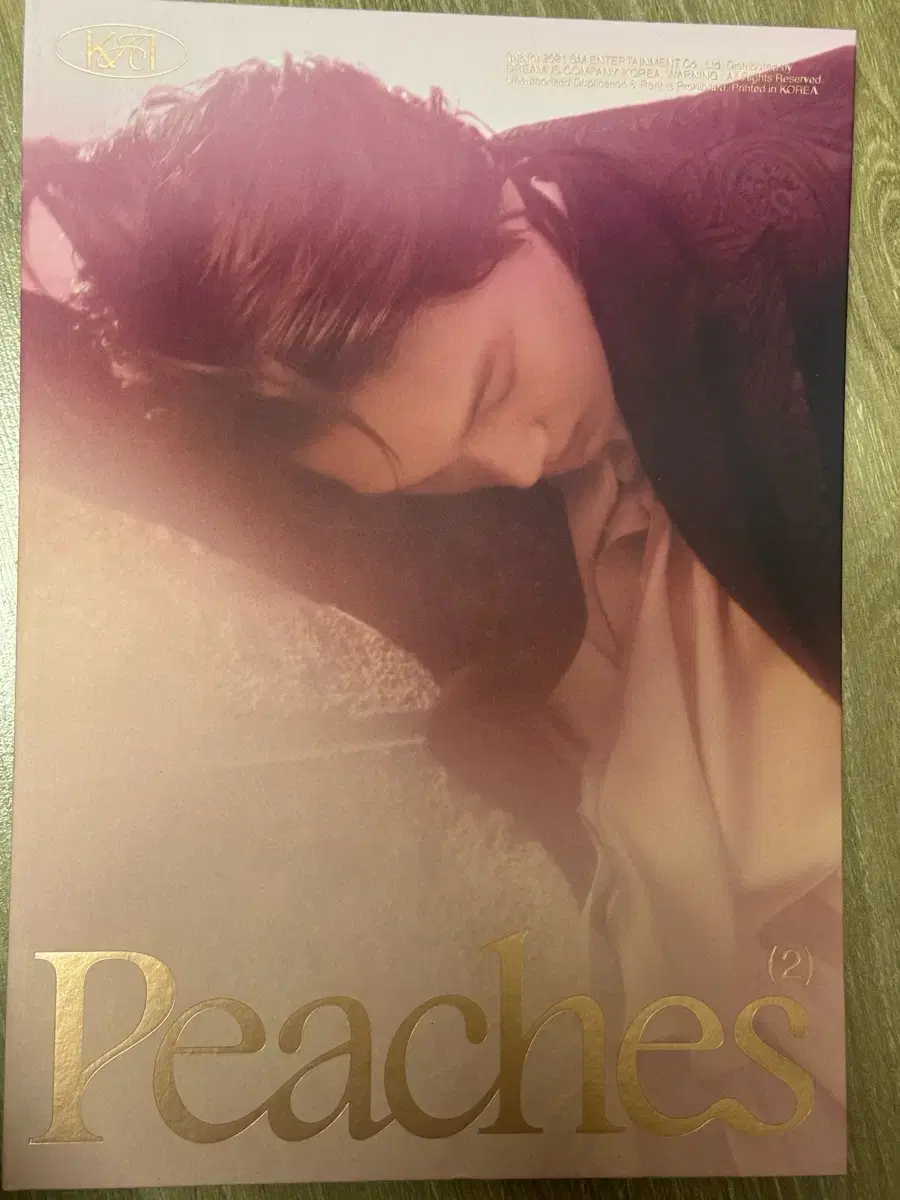 Kai Solo Peaches unsealed album (photocard X)