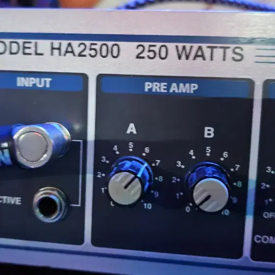 hartke ha2500 250W 헤드엠프