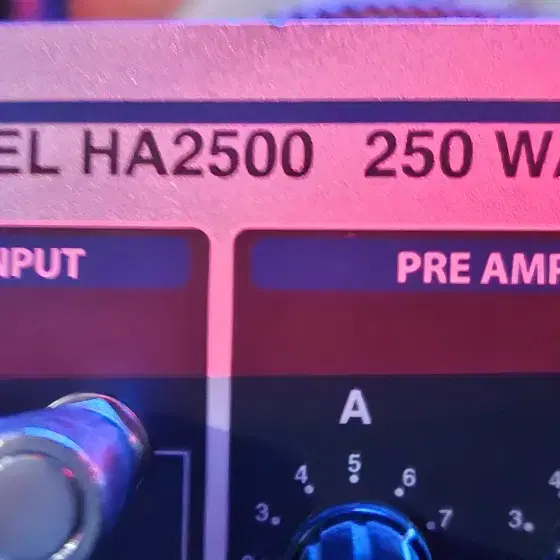 hartke ha2500 250W 헤드엠프