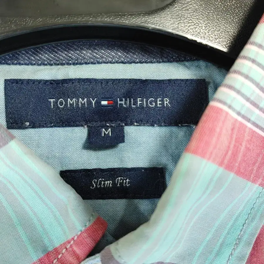 TOMMY HILFIGER 타미 힐피거 멀티컬러 긴팔체크남방