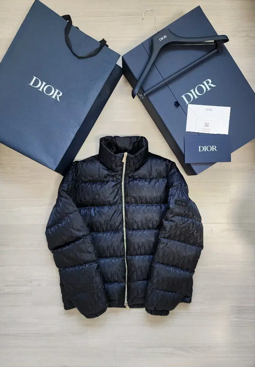 [52] Dior Oblique Down Jacket Dior Padded Black, in mint condition