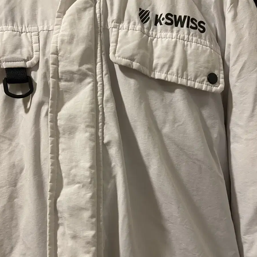 K swiss 화이트 퍼 패딩