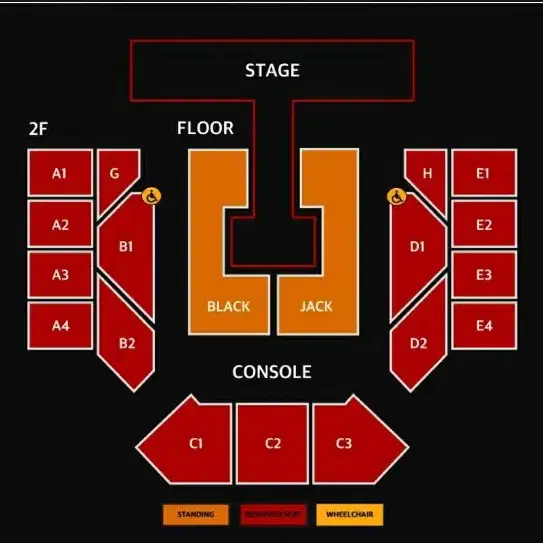 2ne1 콘서트 10/4(금) 스탠딩석