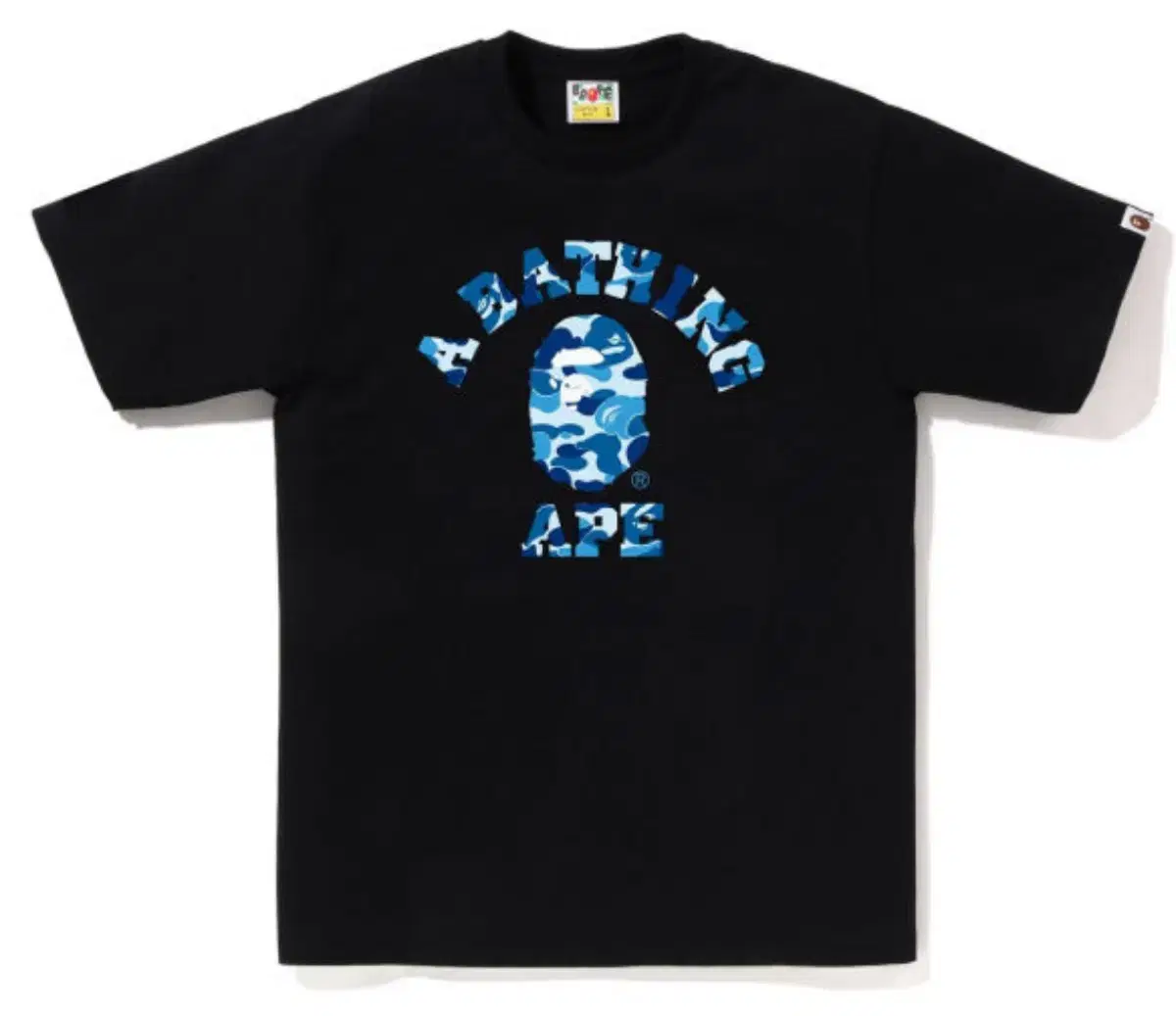 [L/XL] Vape ABC Camo College T-Shirt Black Bloo