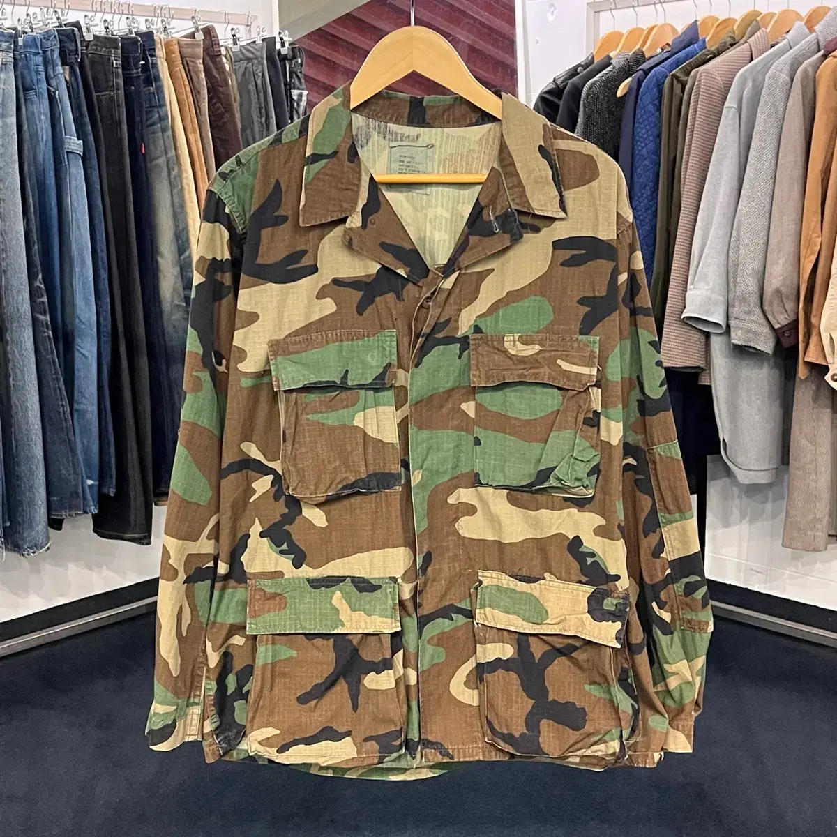 [Tactical] [M-R] OG ECWCS US Army Woodland Ripstop Jacket