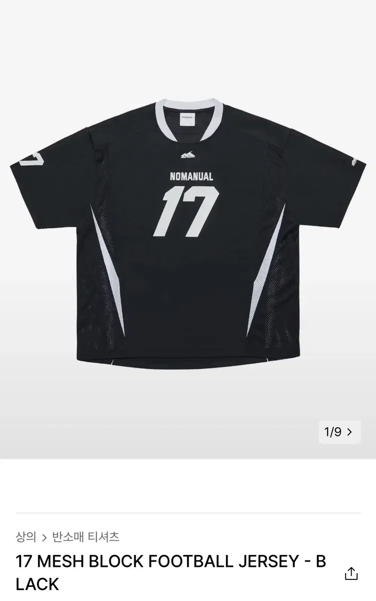 No-Manual Football Jersey Black