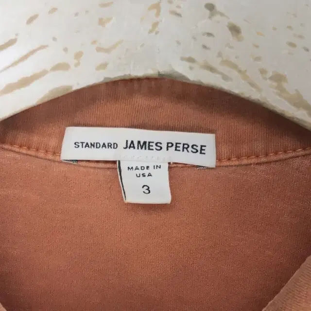 JAMES PERSE 가먼트다잉 반팔 카라티 L 59093