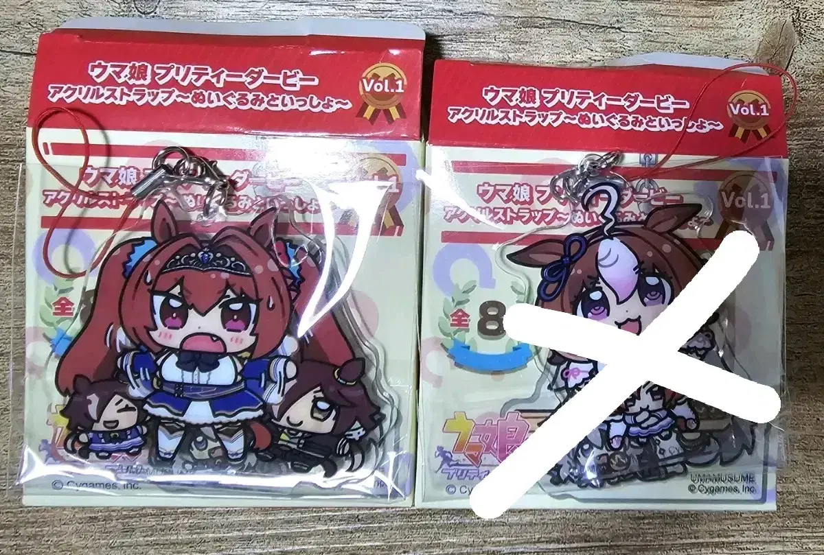 Umamusume Nuigurumi with acrylic keyring (Daiwa Scarlet, Meisho Doto)