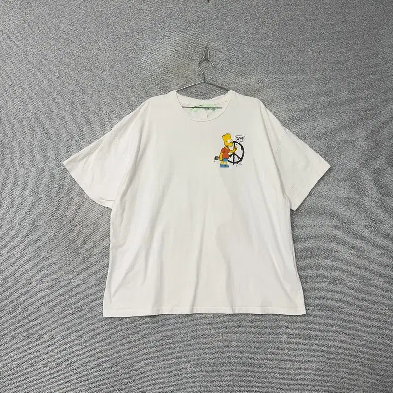 Off-White Simpson Overfit Vahn Short Tee XXS