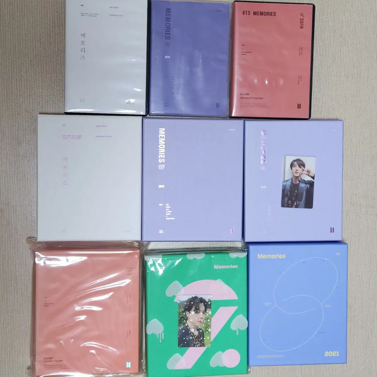 Bulk) bts Memories 17 18 19 20 21 Ble blu-ray Jimin