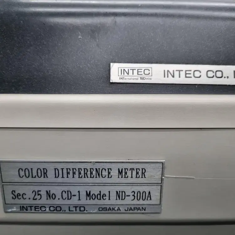 INTEC Color Difference Meter ND-300A색차계.