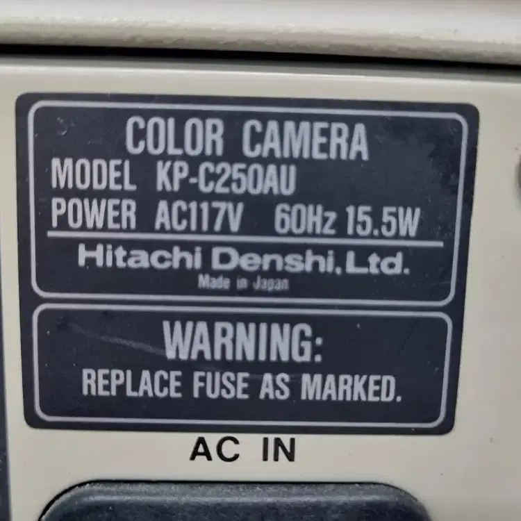 HITACHI Camera Control Unit KP-C250AU.