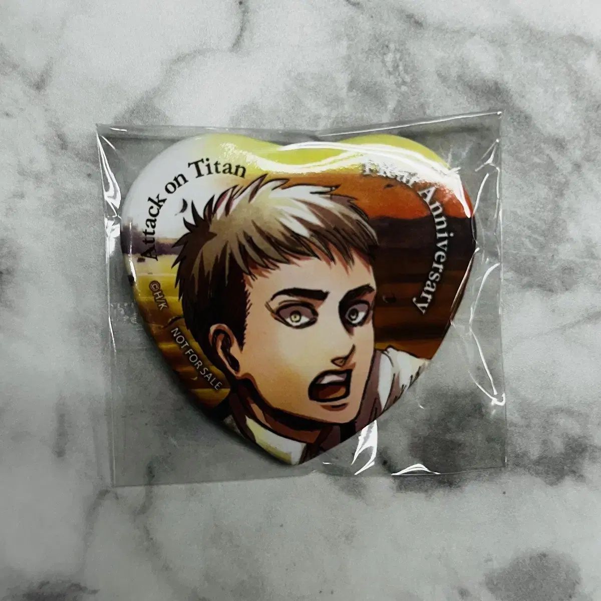 Heart Can Badge by Jean Kirstein, Giant of Jin