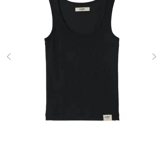 글로니 G CLASSIC RIB TANK (CHARCOAL)