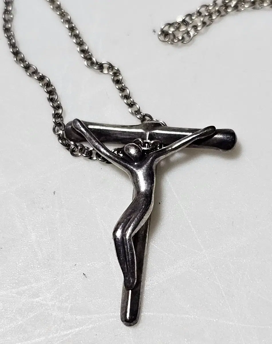 Genuine tiffany Silver Cross Necklace