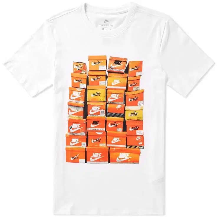 NIKE " Box printing " T-shirt