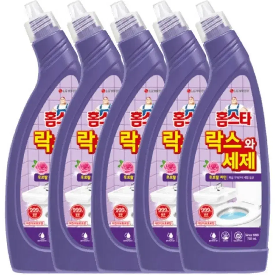 홈스타 락스와세제 750ml 5개