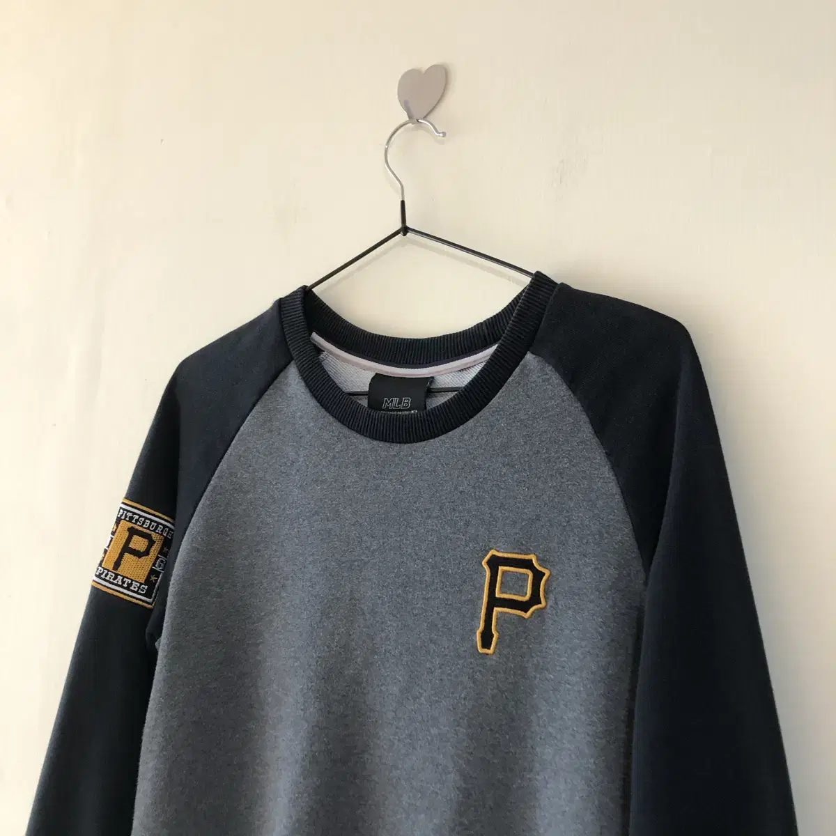 Vintage MLB charcoal raglan mtm