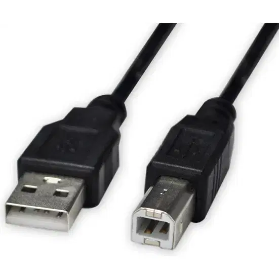 USB-A 2.0 to USB-B 2.0 변환 프린터케이블 1M 블랙