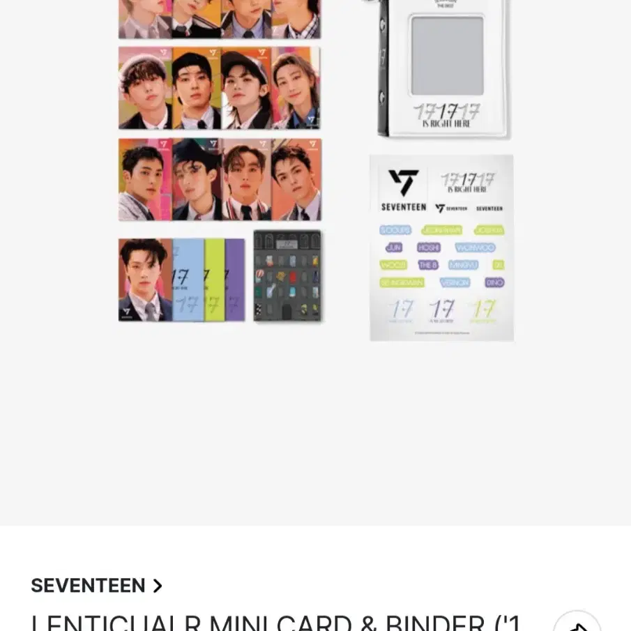 세븐틴 렌티큘러 미니카드 도겸