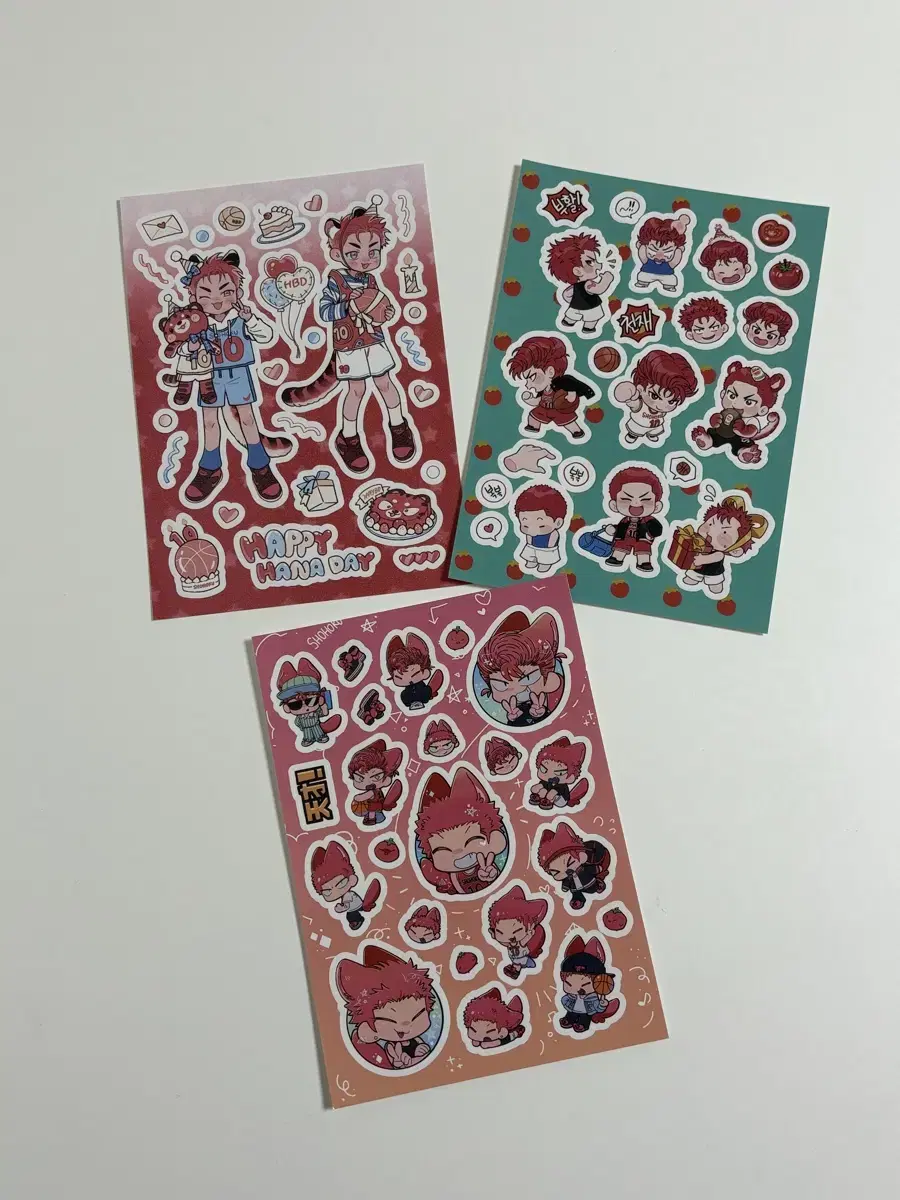 SLAM DUNK Kang Baekho Sankka ld sticker Merchandise