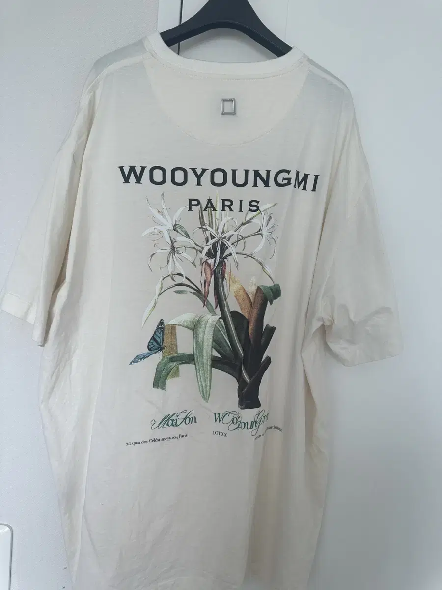 wooyoung mi flower back logo short sleeve 52 honey mae lowest price challenge