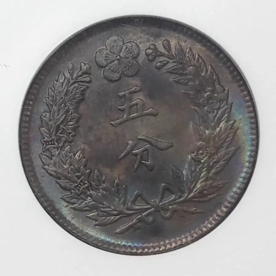 1896년 대한민국( 개국 505년) 오푼 NGC MS 62 BN 청동화