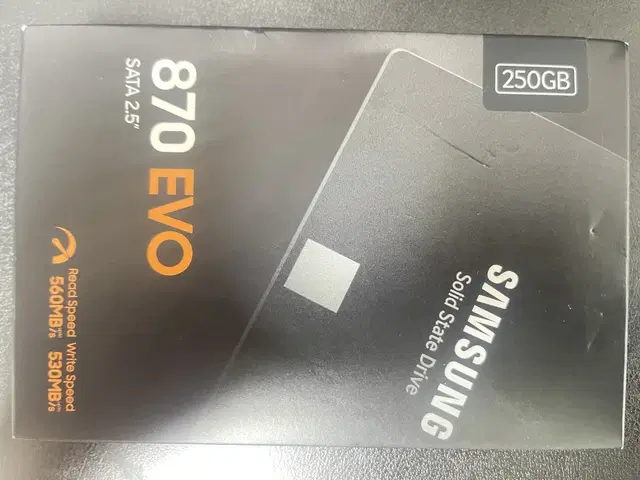 삼성 ssd 870evo 250gb, 500gb 미개봉