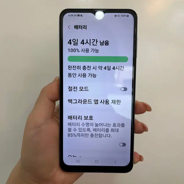 갤럭시와이드6 128GB 블루/보증기간O