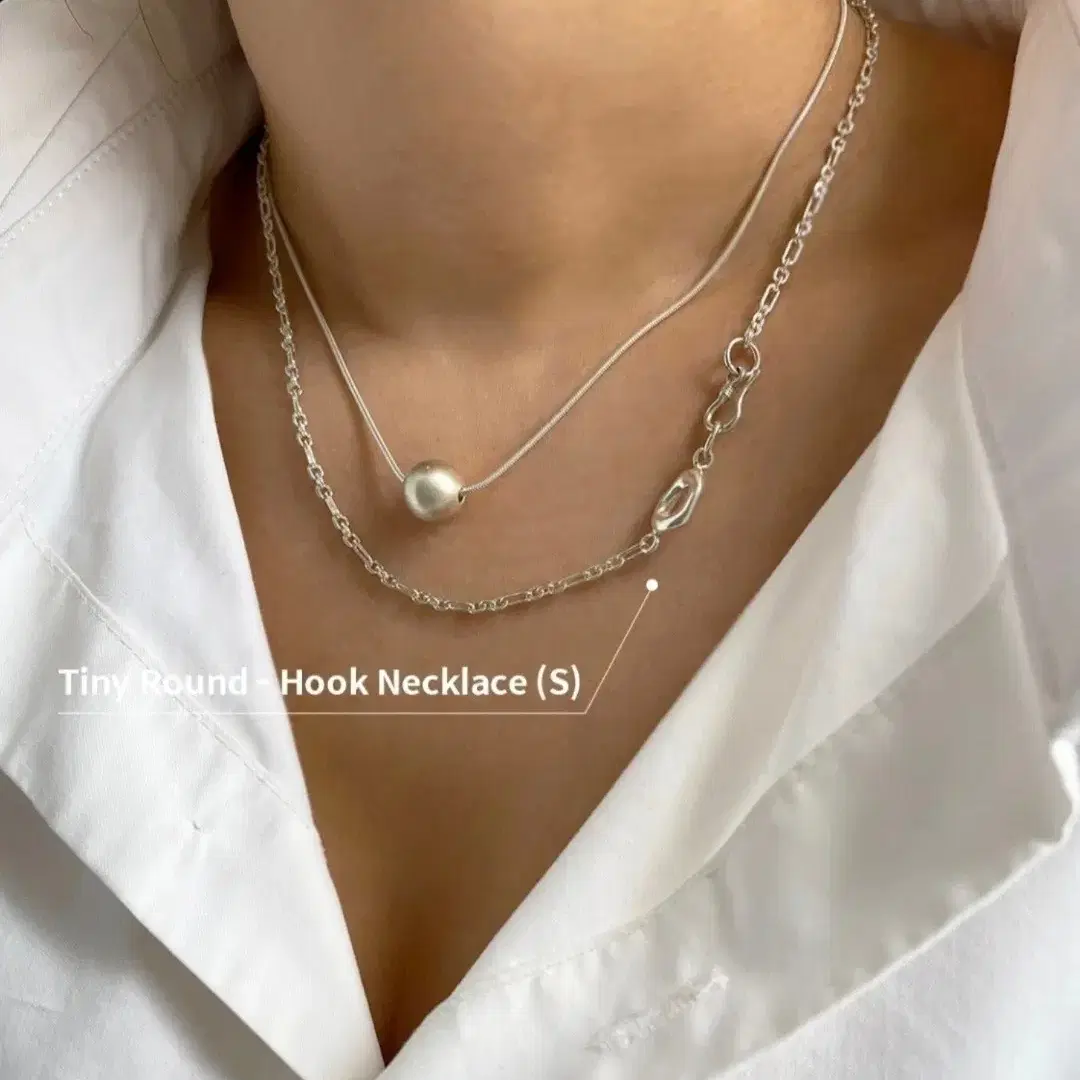 앙스모멍 ball necklace 목걸이