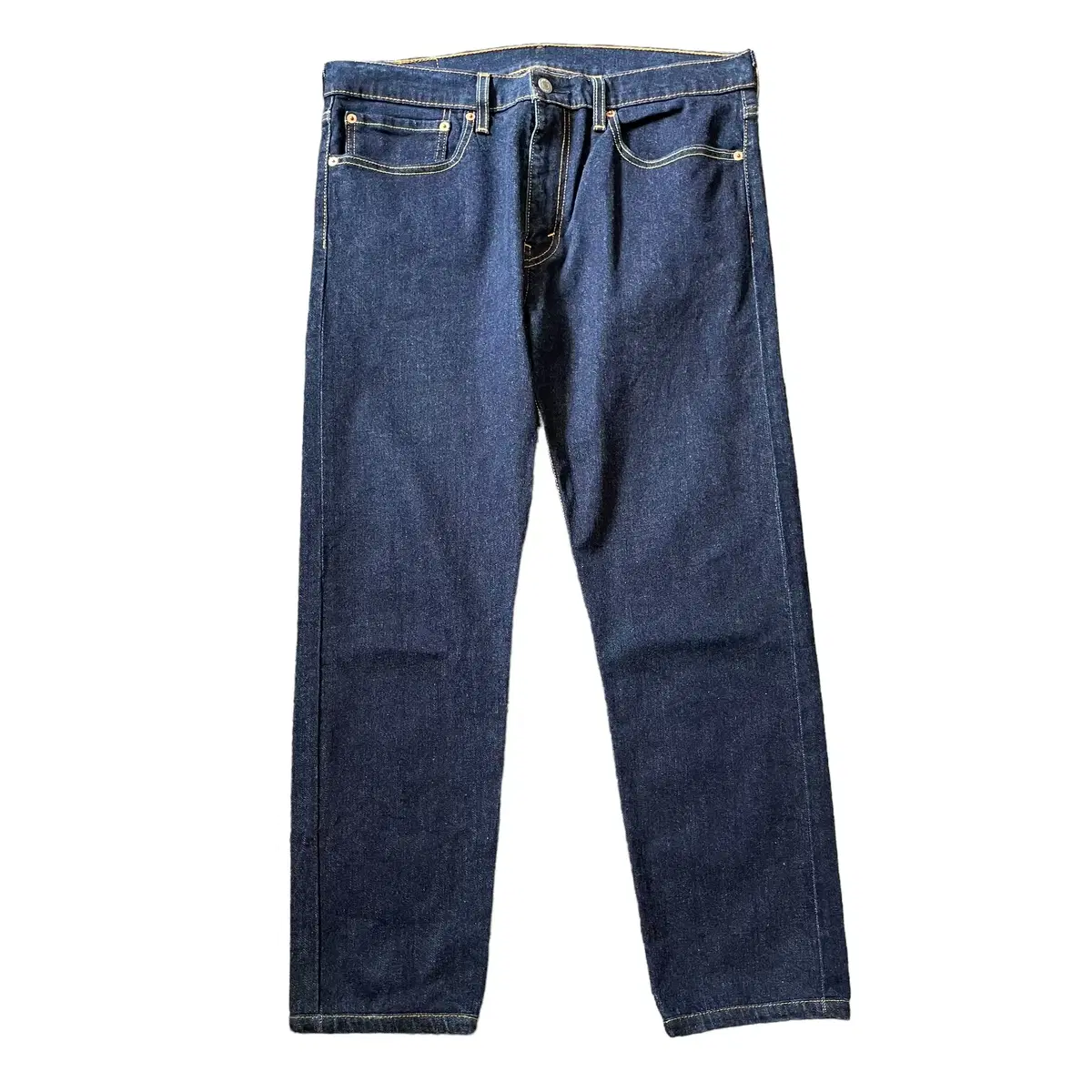 (34) Levi's 512 Raw Edge Jin Blue Denim Pants