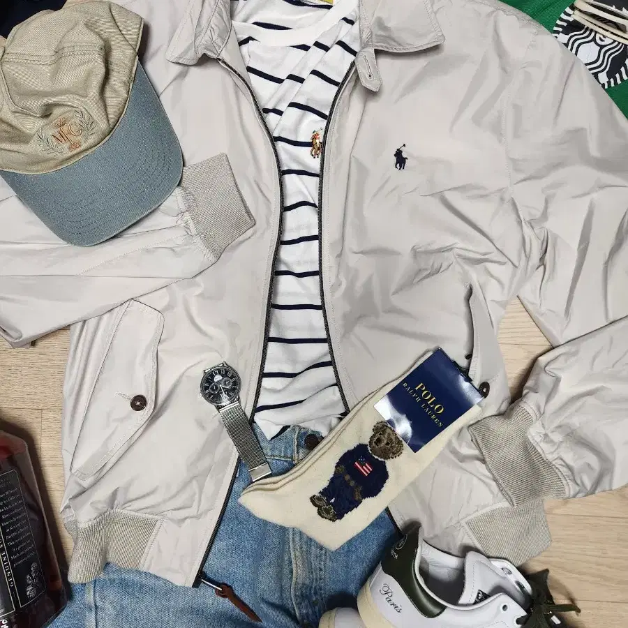 (새상품)POLO RALPH LAUREN 블루종 자켓 윈드 점퍼