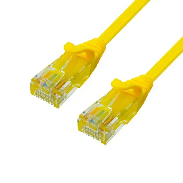 기가비트 1Gbps Cat.6 네트워크 UTP 랜 케이블 옐로우 3m