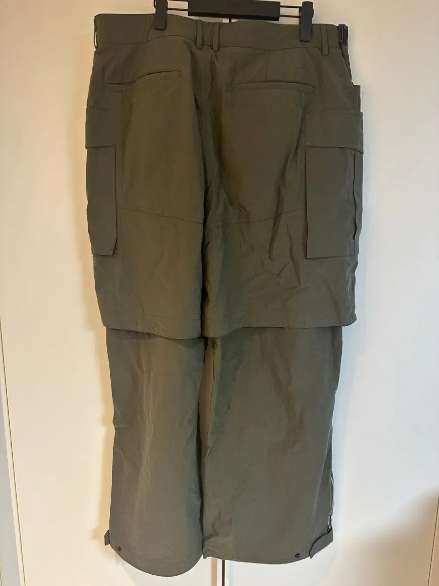 Junge 24SS Nylon Detachable Cargo Pants Khaki 52