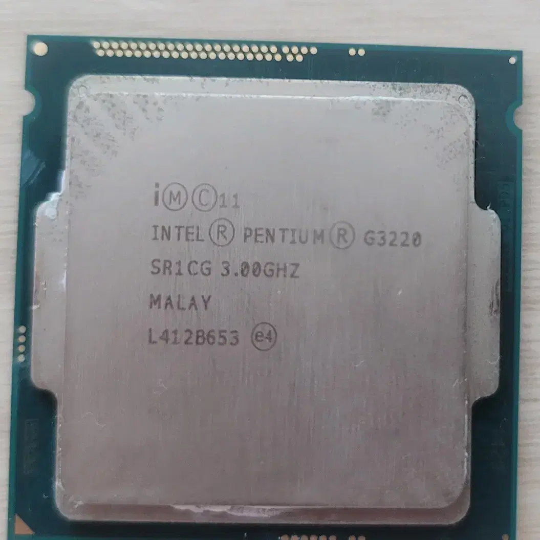 인텔 3세대 cpu g3220 cpu 팝니다.