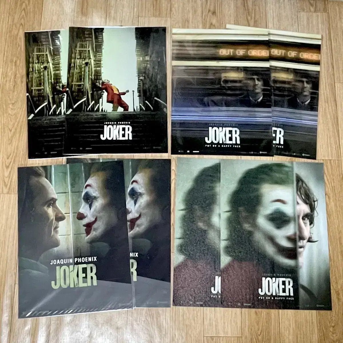 Joker1 2023 Re-release poster LotteCinemaCGVMegaBoxStaircasePost-processingA3Pre-order Benefit