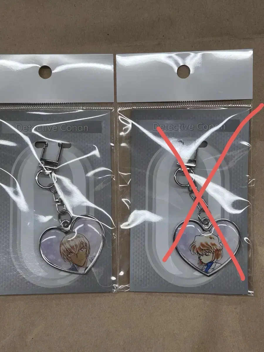 Detective Conan Exhibition Mini Hearts keyring Haibara Amuro