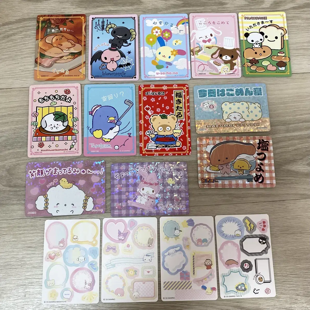 (Bulk pricing) Sanrio Collector's Kards