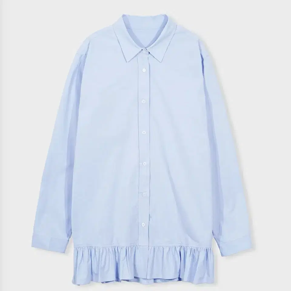 PHILOCALY FRILLED MINI SHIRT DRESS