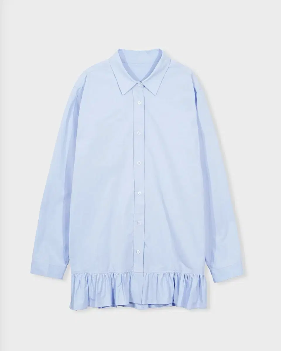 PHILOCALY FRILLED MINI SHIRT DRESS