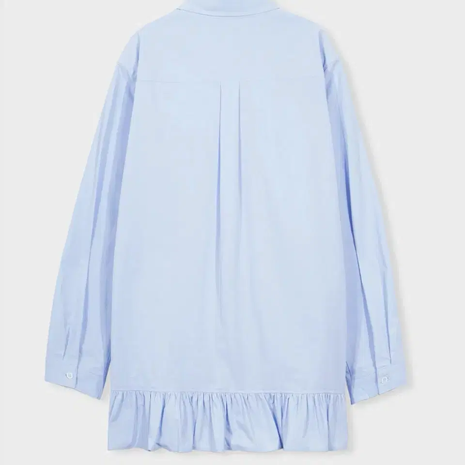 PHILOCALY FRILLED MINI SHIRT DRESS