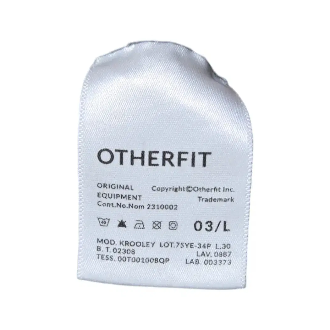 L/ OTHERFIT 아더핏 와이드 데님팬츠 /0824