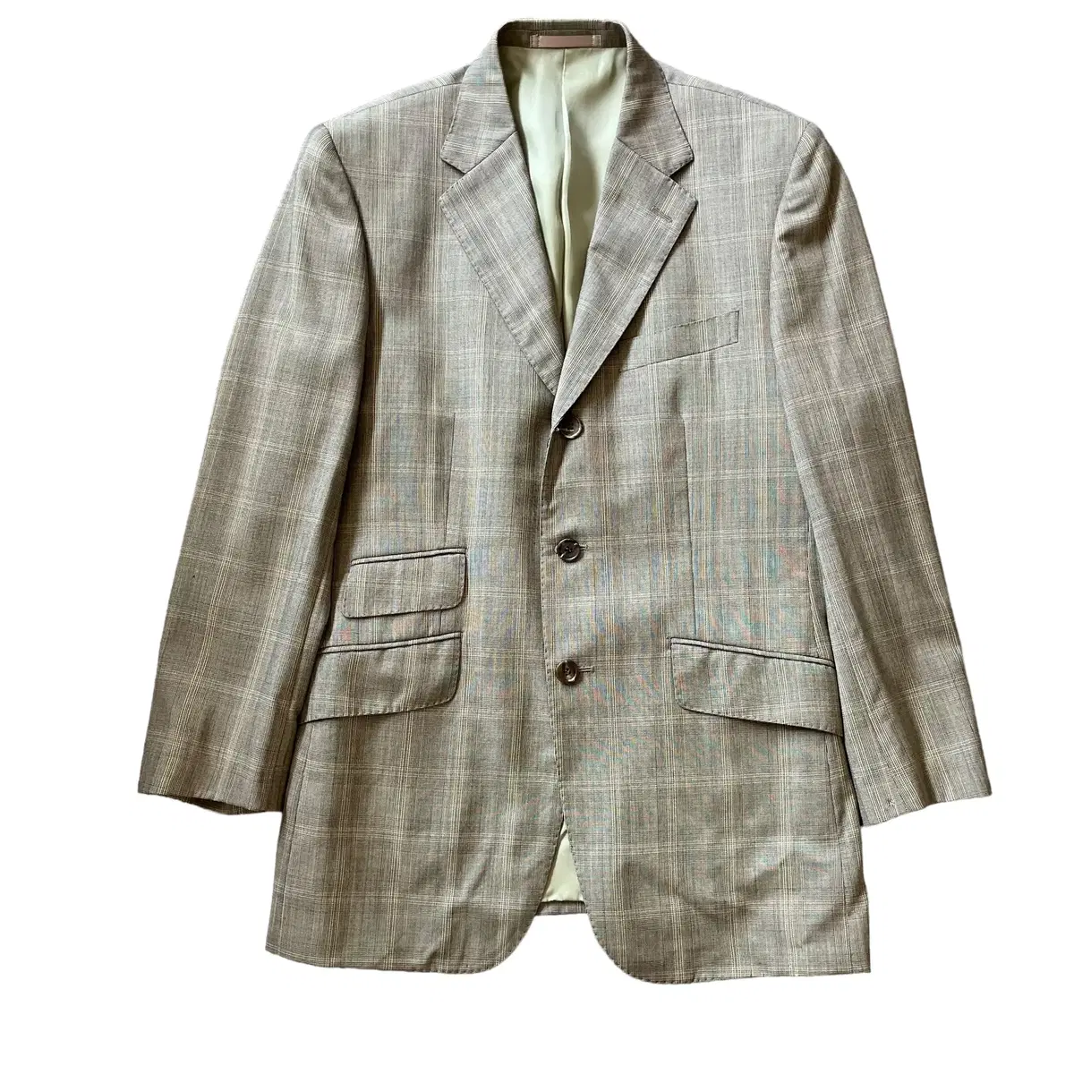 Pallsmith Brown Check Casual Blazer Suit Jacket