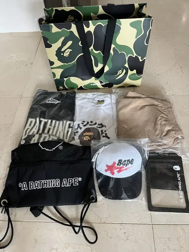 베이프 BAPE Summer Bag Package